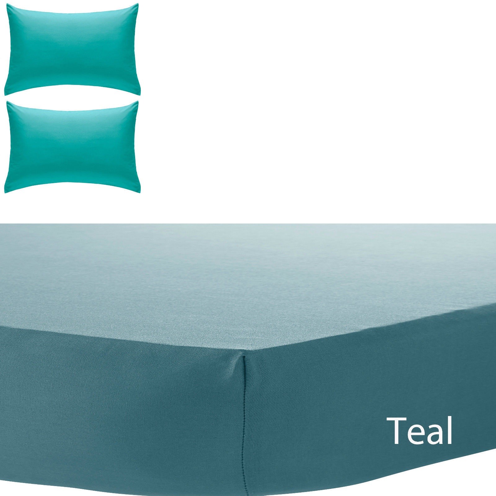 Luxuries Percale Extra Deep Fitted Sheet, Non iron, 180 TC, 10"(26cm