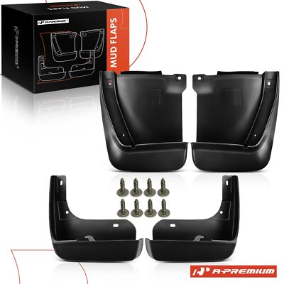 A-Premium 4x Splash Guards Mud Flaps Mudguards for Honda Accord 2003-2007 Front