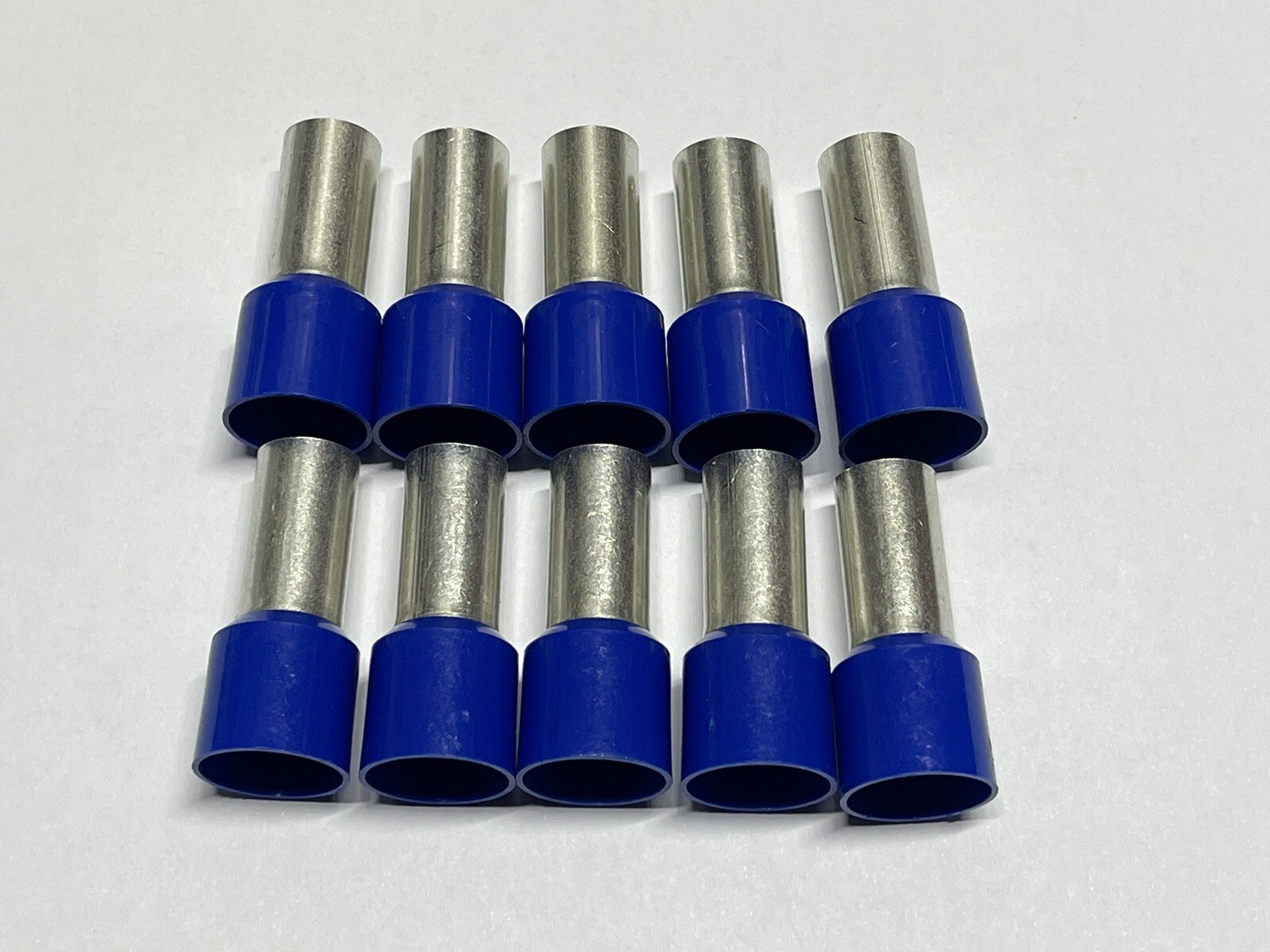 10 x Phoenix Contact AI 50 20 BU 50mm2 Crimp Bootlace Ferrule 20mm Sleeve