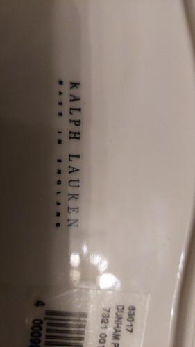 Ralph Lauren Dunham Reticulated Pierced Ceramic Cream Tray Small Discontinued - Picture 5 of 7