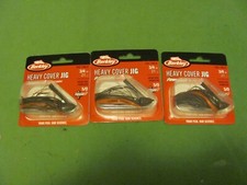 LOT OF 3 BERKLEY 3/4oz. BAMA CRAW HEAVY COVER JIG POWERBAIT SILICONE SKIRTS