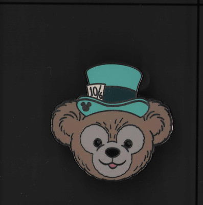 MAD HATTER Duffy's Hats Teddy Bear Hat 2013 Hidden Mickey Disney Pin 95121