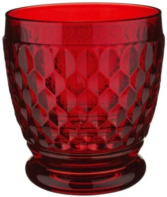 Villeroy & Boch Glass Tumbler 330 ml Red Single/ Set of 2 or 4 Glassware - Image 1 of 3