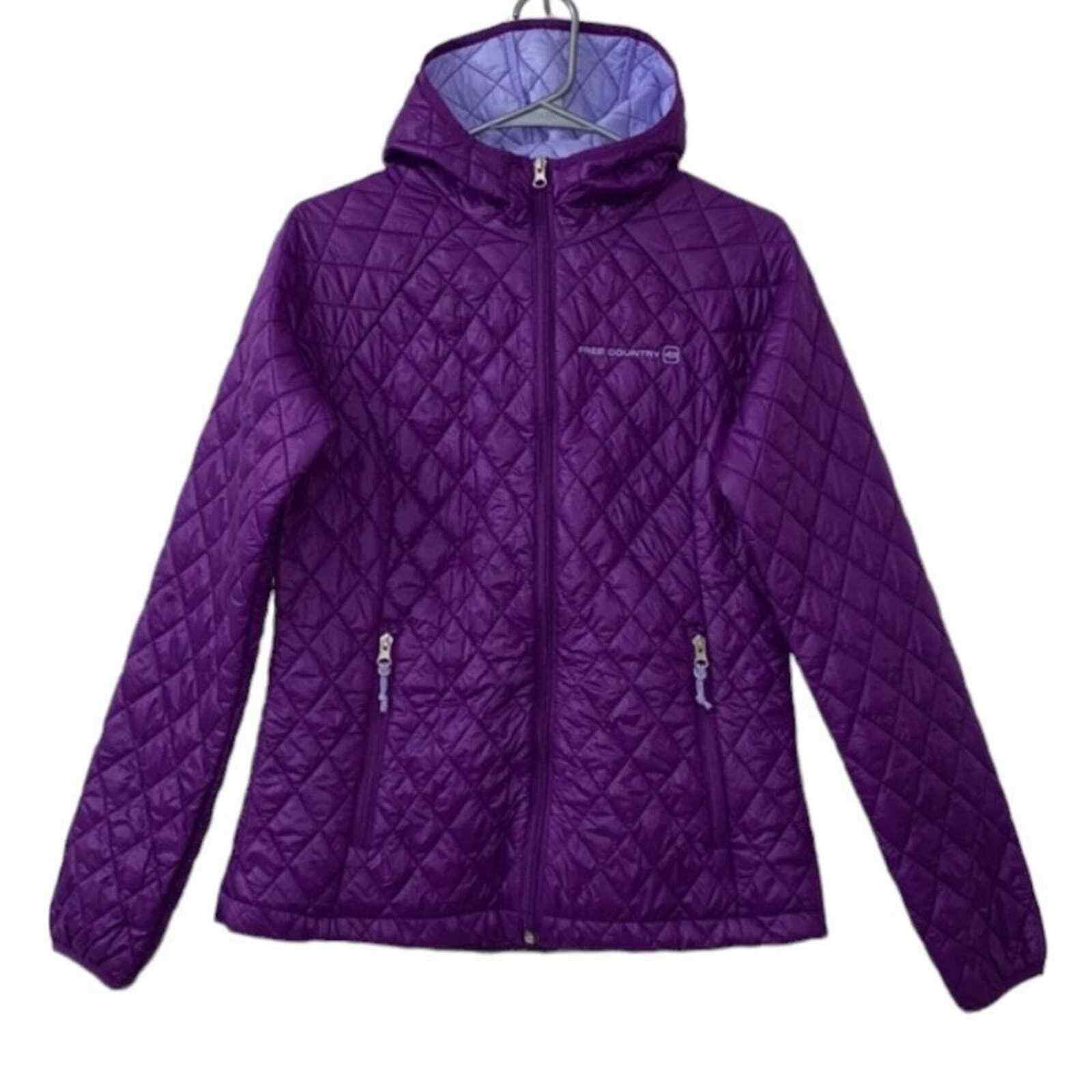 Free Country Purple Quilted Jacket in Size Small