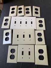 Electrical Outlet Covers Ivory/Almond Light Switch Electrical Assorted