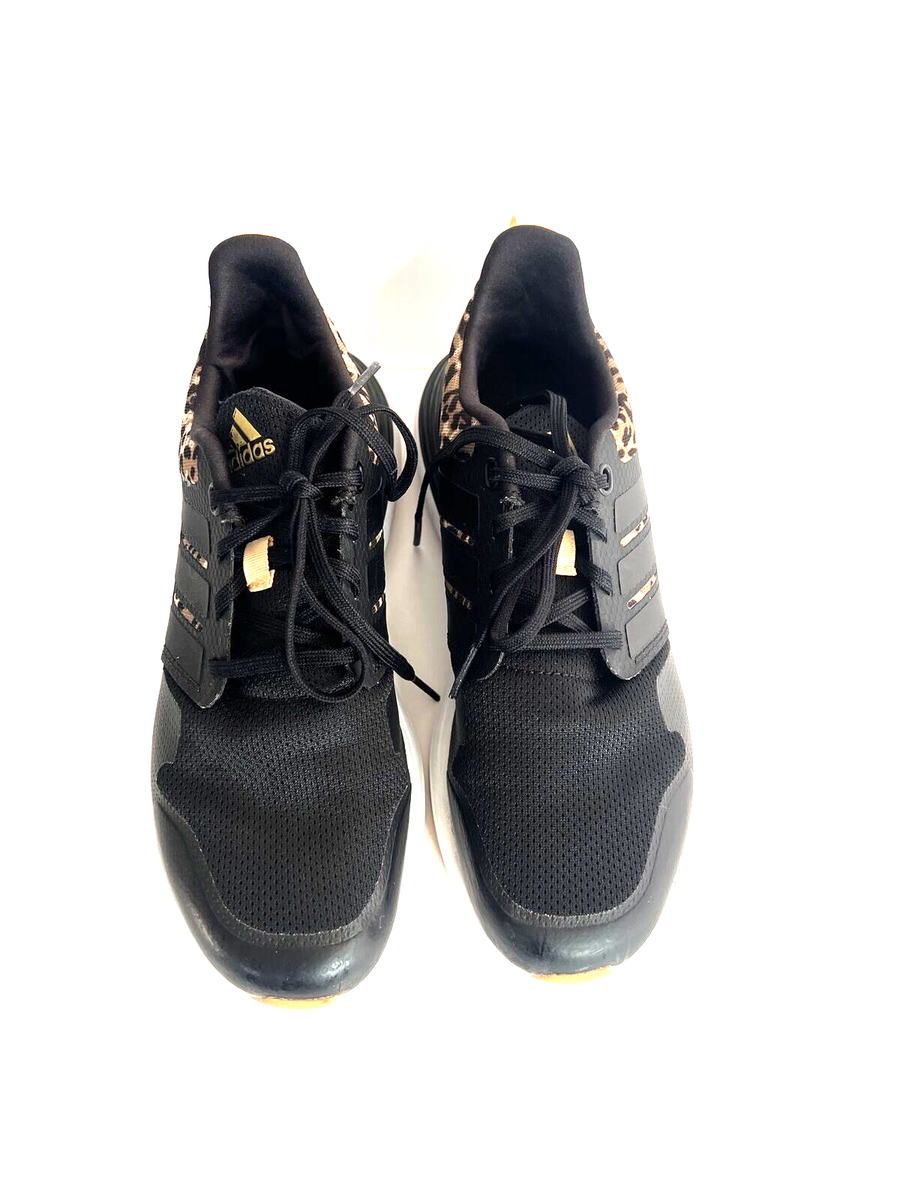 Adidas RapidaSport Bounce Black Sneakers Running Shoes Kids Size 4.5 Youth  | eBay