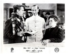 Hey! Hey! USA  Original British Lobby Card Will Hay Tommy Bupp Gibb McLaughlin