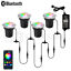 thumbnail 6  - Smart Garden Ground Light Kit RGB Bluetooth (4in1 12W Per Light) 48W Waterproof