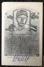 Top 10 Carl Hubbell Baseball Cards 22