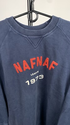 Vintage Naf Naf Issey Miyake 90s Navy Blue Embroidered