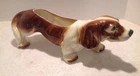 VINTAGE RARE McCOY POTTERY LARGE BASSET HOUND DOG PLANTER 218-C USA EXC!
