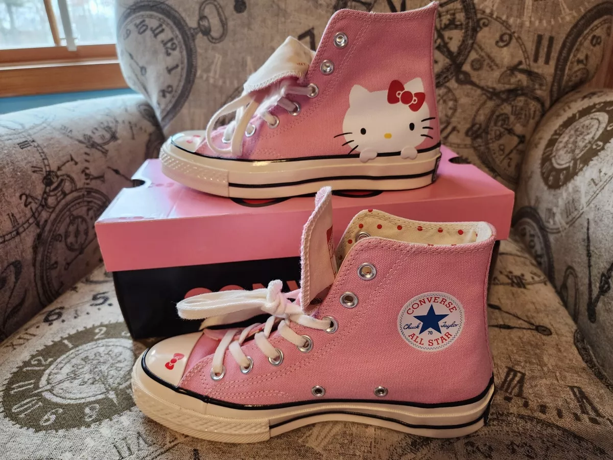 NEW Converse All Star Hello Kitty Chuck Taylor Sneakers 6 Men 4 eBay