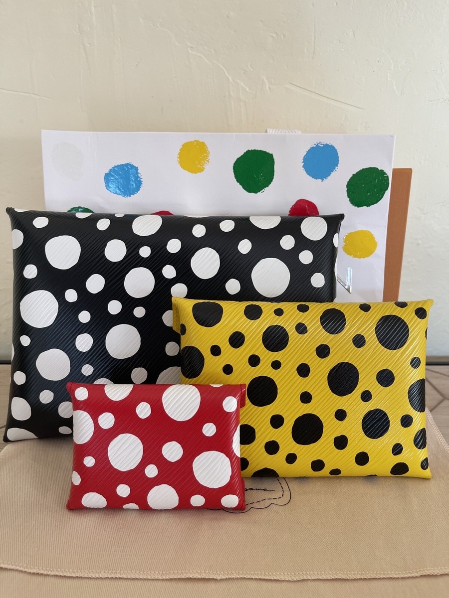 Authentic Brand New Yayoi Kusama Louis Vuitton Kirigami Pouch Set