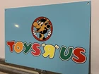 Vintage Style Memorabilia Toys R Us Heavy Steel Metal Top Quality Sign