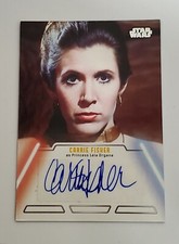 2013 Topps Star Wars Jedi Legacy Autograph CARRIE FISHER as Princess Leia Organa