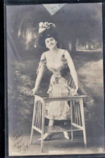 KERVILLE CP PHOTO 1906  ACTRICE OU CHANTEUSE  NU 207