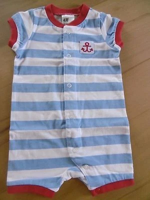 Sommerschlafanzug Schlafanzug Spieler Gr. 62 Jungen 100% Baumwolle H&M NEU - Bild 1 von 2