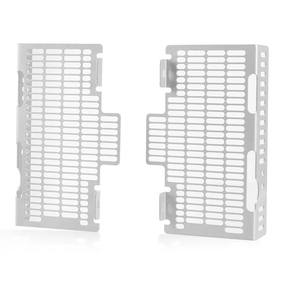 For Honda CR250R CR125R radiator guard aluminium 2002-2003-2004 Easy Fit Silver - Image 3 of 4