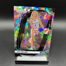 2024 Panini Prizm WNBA Cracked Ice RC #141 Jacy Sheldon Dallas Wings
