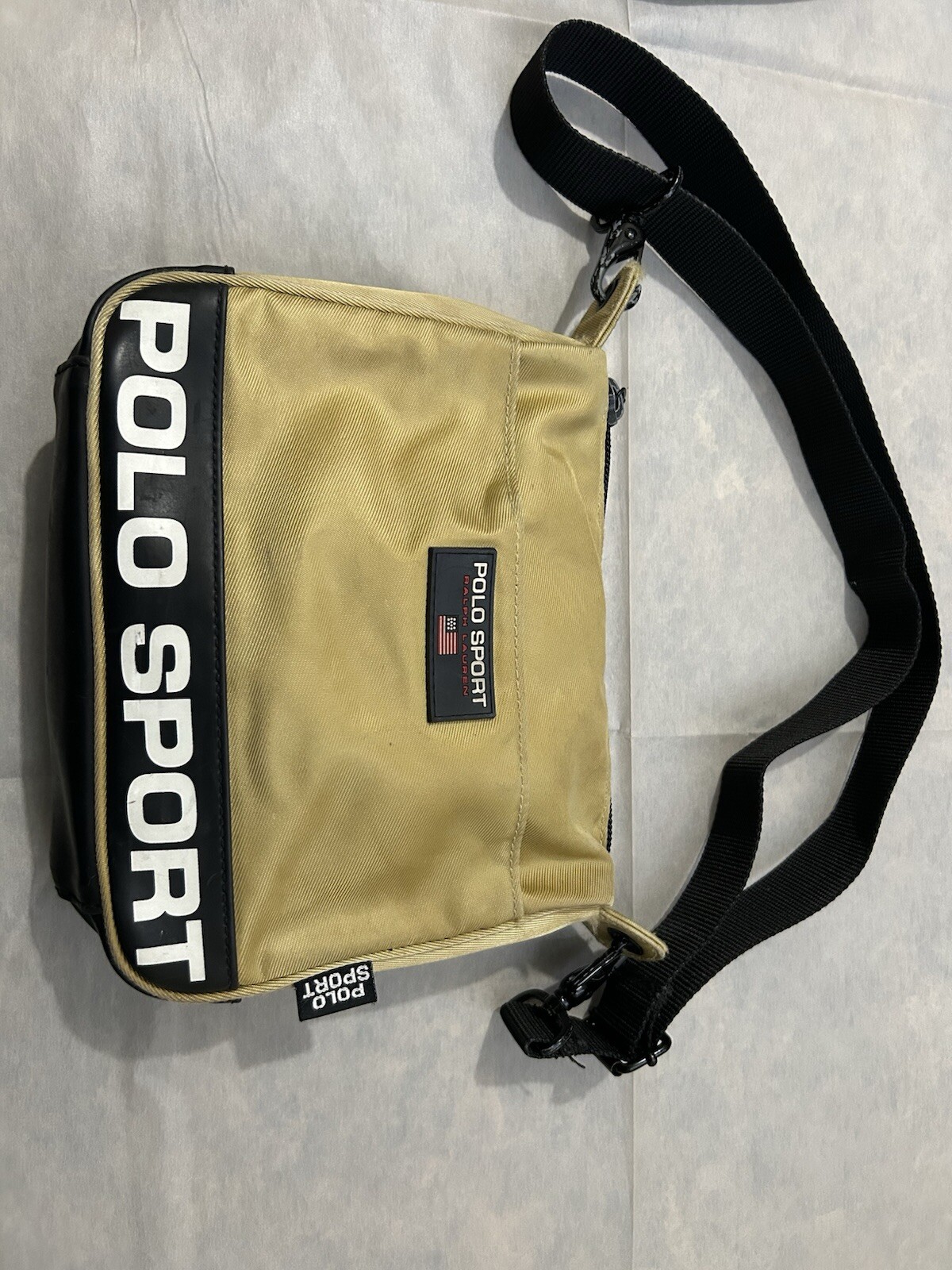Ralph Lauren Polo Sport  Vintage SPELLOUT  Shoulder Bag READ DESCRIPTION