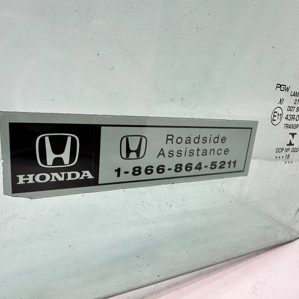Vidrio puerta izquierda conductor delantero Honda Accord 2018-2024 fabricante de equipos originales Foto 3 de 4