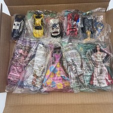 Vintage 1997 McDonald's BARBIE / HOT WHEELS Happy Meal Complete Set of 10 NIB