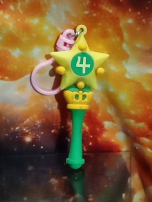 Anime Sailor Moon Sailor Jupiter Power Stick Pink Bag Clip Monogram Keychain 4''