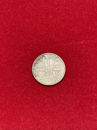1943 Australia 3 Pence Silver Coin