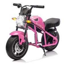 24V Kids Electric Motorcycle Dirt Bike Ride on Motorbike with LED Battery Power