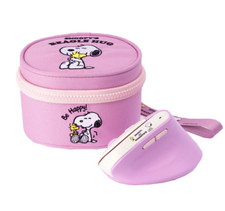 Snoopy Wireless Vertical Mouse PEANUTS Ergonomic Design  Pouch Invisible