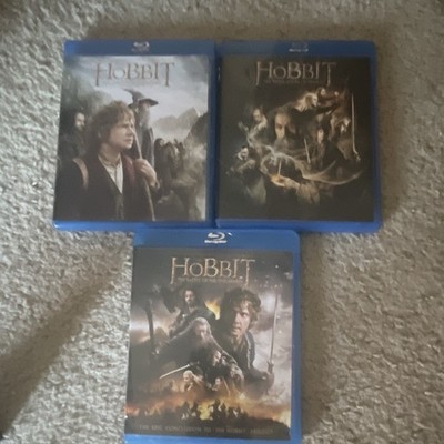 The Hobbit Trilogy Blu-ray 3-Movie Lot Peter Jackson PG-13 English Fantasy