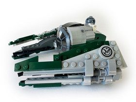 Lego Star Wars Yoda's Jedi Starfigher 75168 with alternate minifigures