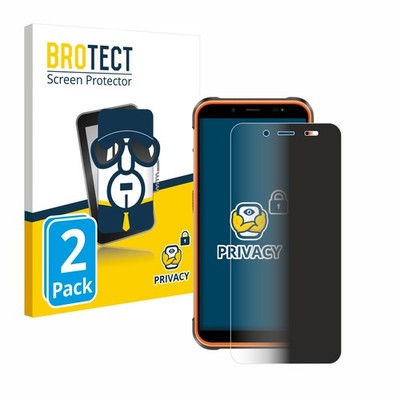 2x Blickschutz Folie für Ulefone Power Armor 16 Pro Displayschutz Privacy