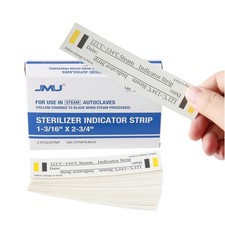 JMU Autoclave Sterilizer Indicator Strips for Steam Sterilize 1 3/16" x 2 ¾"
