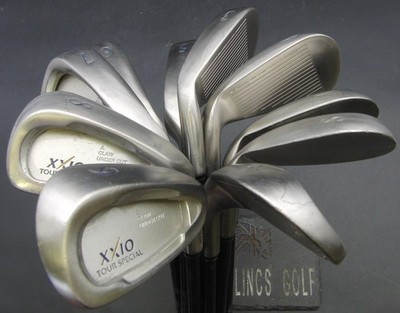 Set 10x Dunlop XXIO Tour Special 3-SW + AW Eisen Regular Graphitschäfte
