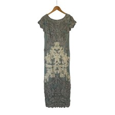 JS Collections Soutache Lace Sheath Dress Light Blue Silver Mother of Bride 8