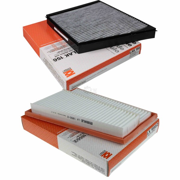 Mahle / Knecht Set Filterpaket Innenraumfilter Lak 156 Luftfilter Lx 1850/2-image