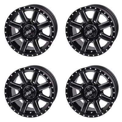 (4 Pack) 4/110 Tusk Cascade Wheel For YAMAHA WOLVERINE 350 4X4 1995-2005