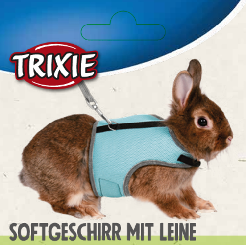 Trixie Bunt Weiches Geschirr Mit Leine Für Zwergkaninchen - Image 3