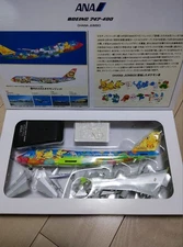 ANA Boeing 747-400 JA8956 Pokémon Jet Flower Jumbo 1/200 Scale Model Kit Used