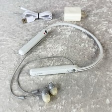 Sony WI-C400 Wireless Bluetooth In-Ear Neckband Headphones White w/Charge Cable