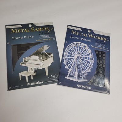 2 Metal Works 3-D Laser Cut Metal Models