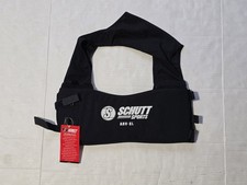 Chaleco acanalado de fútbol Schutt adulto XL negro nuevo