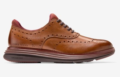 Cole Haan ØriginalGrand Wingtip Oxford Shoes Men’s 9.5M British Tan Leather Cole Haan Men main image 2
