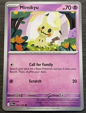Mimikyu 042/094 Me02: Phantasmal Flames Regular NM Pokemon Card