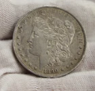 1890 O US Morgan Silver Dollar $1 XF (Cleaned, Retoned)