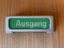 alte DDR Notausgang Ausgang Schild Beleuchtet Kino Theater Lampe Loft Leuchte 3