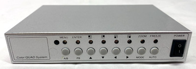 Uhppote 4 Channel Color Quad System Video Splitter B06WD13LTB
