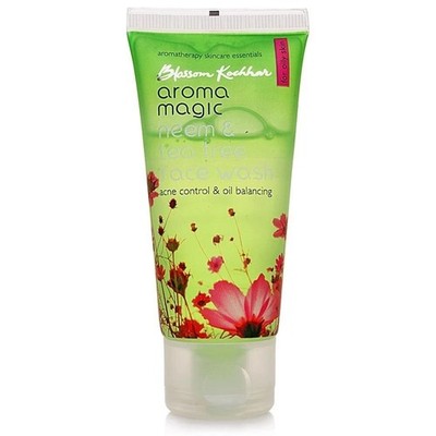 Aroma Magic Neem & Tea Tree Face wash PWRD By 5% Niacinamide & Aloevera Gel 50ML