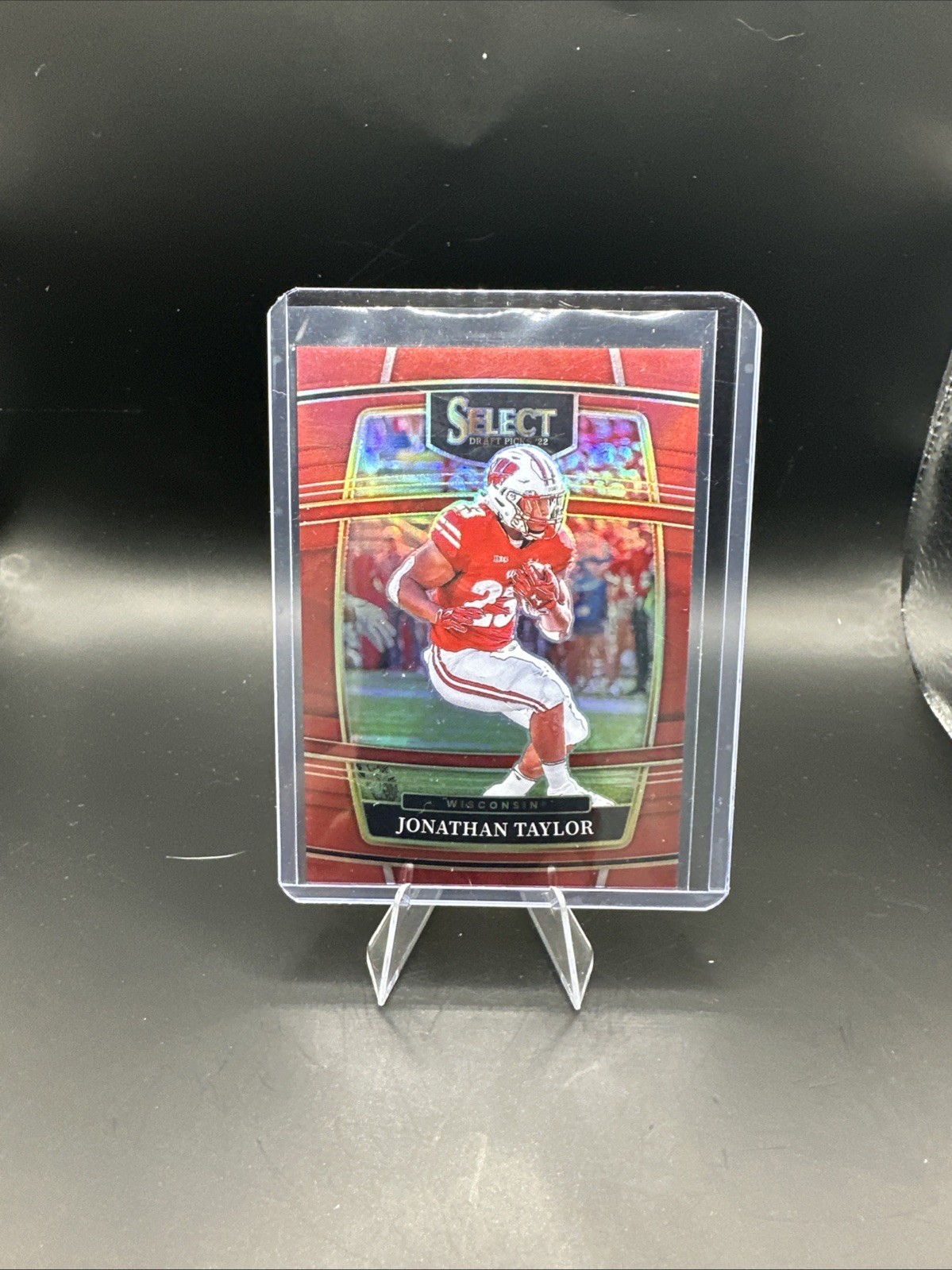 2022 Panini Select Draft Picks - Concourse Jonathan Taylor #95 Red Prizm /149